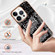 iPhone 16 Pro Electroplating Marble Dual-side IMD Phone Case - Equation