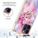 iPhone 16 Pro Electroplating Marble Dual-side IMD Phone Case with Ring - Pink 013