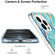 iPhone 16 Pro Electroplating Splicing Marble Flower Pattern Dual-side IMD TPU Shockproof Phone Case - Green