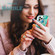 iPhone 16 Pro Electroplating Splicing Marble Flower Pattern Dual-side IMD TPU Shockproof Phone Case - Green