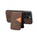 iPhone 16 Pro ESEBLE E2 Retro Texture Card Slots MagSafe RFID Leather Case - Coffee
