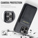 iPhone 16 Pro Fierre Shann Cowhide Vertical Flip Magnetic Card Holder Phone Case - Black