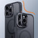 iPhone 16 Pro Frosted Lens Holder MagSafe Magnetic Phone Case - Grey