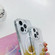 iPhone 16 Pro Gilding MagSafe Hybrid Clear TPU Phone Case - Pink