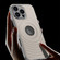 iPhone 16 Pro GKK Plating Leather Wave MagSafe Phone Case - Grey