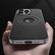iPhone 16 Pro GKK Plating Leather Wave MagSafe Phone Case - Titanium Gray