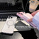 iPhone 16 Pro Glitter Magnetic Ring Transparent MagSafe Phone Case - Transparent