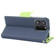 iPhone 16 Pro GOOSPERY FANCY DIARY Cross Texture Leather Phone Case - Navy Blue