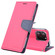 iPhone 16 Pro GOOSPERY FANCY DIARY Cross Texture Leather Phone Case - Rose Red
