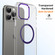 iPhone 16 Pro Ice Feel HD Transparent MagSafe PC Full Coverage Phone Case - Purple