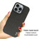 iPhone 16 Pro imak Ruiyi Series Cloth Texture PU + PC Phone Case - Black