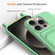 iPhone 16 Pro Integrated Card Bag Solid Color Liquid Silicone Phone Case with Lanyard - Green