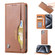 iPhone 16 Pro Knead Skin Texture Flip Leather Phone Case - Brown