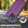 iPhone 16 Pro LC.IMEEKE L1 Series Frosted Fine Texture PU Phone Case - Purple