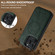iPhone 16 Pro LC.IMEEKE L5 Series Detachable RFID Card Bag Magsafe Phone Case - Green