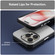 iPhone 16 Pro Leather Texture MagSafe Magnetic TPU + PC Phone Case - Dark Blue