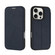 iPhone 16 Pro Magnetic Armor Series RFID Card Slots Leather Phone Case - Blue