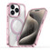 iPhone 16 Pro MagSafe Magnetic Clear Phone Case - Pink