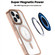 iPhone 16 Pro MagSafe Magnetic Clear Phone Case - Pink