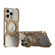 iPhone 16 Pro Mechanical Gear MagSafe Holder Borderless Metal Phone Case - Gold