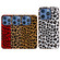 iPhone 16 Pro Nano Plating Leopard Print Phone Case - Brown