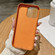 iPhone 16 Pro Pure Color Leather Magsafe Magnetic Phone Case - Brown