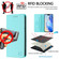 iPhone 16 Pro RC01 Dual-Folded Magnetic Suction RFID Leather Phone Case - Mint Green