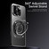 iPhone 16 Pro Rotating Holder Frosted Metal Phone Case - Titanium