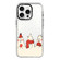 iPhone 16 Pro Simple Illustration Pattern Full Coverage Phone Case - Winter Bear