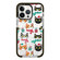 iPhone 16 Pro Simple Illustration Pattern Full Coverage Phone Case - Winter Cat