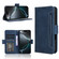 iPhone 16 Pro Skin Feel Calf Texture Card Slots Leather Phone Case - Blue