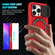 iPhone 16 Pro Sliding Camshield MagSafe Holder TPU Hybrid PC Phone Case - Red