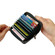 iPhone 16 Pro Solid Color Zipper 11-Card Slots Bag Phone Case with Lanyard - Grey