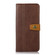 iPhone 16 Pro Stitching Thread Calf Texture Leather Phone Case - Coffee