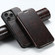 iPhone 16 Pro Suteni J05 Leather Magnetic MagSafe Phone Case - Brown