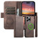 iPhone 16 Pro Suteni J07 Multi-functional Horizontal MagSafe Denim Leather Phone Case - Blue