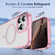 iPhone 16 Pro Translucent Frosted MagSafe Phone Case with AI Button - Pink