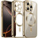 iPhone 16 Pro Transparent Electroplated Magsafe Magnetic TPU Phone Case - Gold