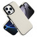 iPhone 16 Pro Tri-fold Holder Leather Phone Case with Card Slot - White