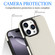 iPhone 16 Pro Tri-fold Holder Leather Phone Case with Card Slot - White