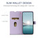 iPhone 16 Pro Voltage Ultra-thin Dot Leather Phone Case - Purple