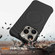 iPhone 16 Pro Wave Texture MagSafe Magnetic Liquid Silicone Phone Case - Black