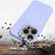 iPhone 16 Pro Wave Texture MagSafe Magnetic Liquid Silicone Phone Case - Purple