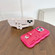 iPhone 16 Pro Wristband Leather Love Holder Card Bag Phone Case - Black
