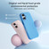 iPhone 16 Pro ZGA Colorful Liquid Silicone Magsafe Phone Case - Black