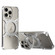 iPhone 16 Plus / 15 Pro Max Mechanical Gear MagSafe Holder Borderless Metal Phone Case - Silver