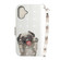 iPhone 16 Plus 3D Colored Horizontal Flip Leather Phone Case - Pug