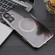 iPhone 16 Plus 6D Plated Carbon Fiber Clear Magsafe PC Phone Case - Titanium Grey