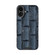 iPhone 16 Plus ABEEL Beast Pattern 6D Micro-Embossed MagSafe Genuine Leather Phone Case - Blue