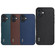 iPhone 16 Plus ABEEL Genuine Leather Xiaoya Series Phone Case - Blue